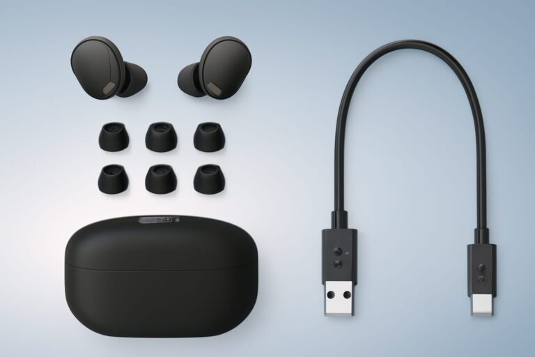 Sony WF-1000XM5 Noise Canceling Bluetooth Earbuds Black